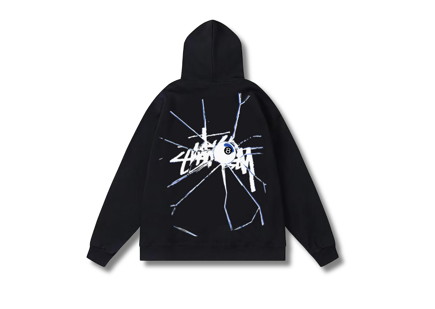 $tusy Hoodie black 'broken'