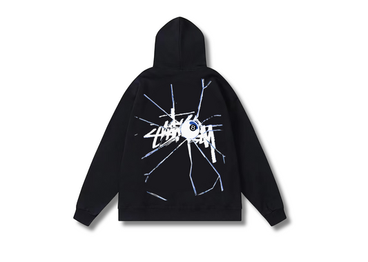 $tusy Hoodie black 'broken'