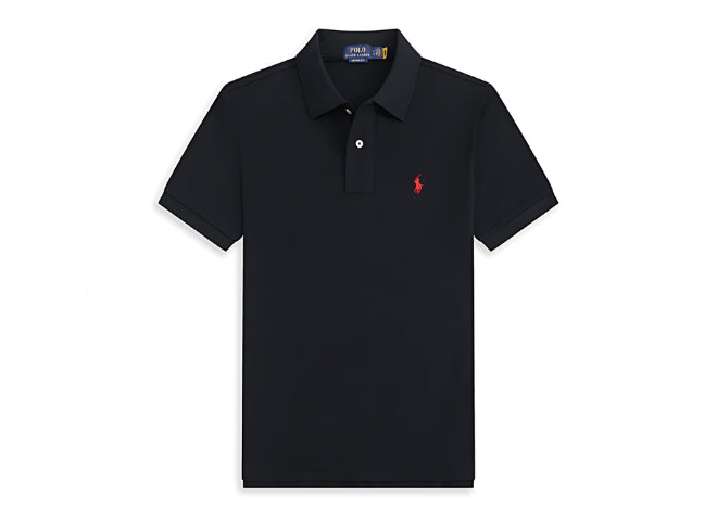 RALPH LAUR small pony- black, red logo