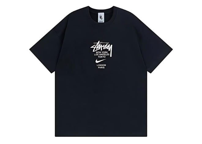 Stusy cozy black T-shirt