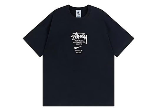 Stusy cozy black T-shirt