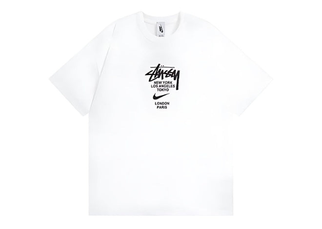 Stusy cozy white T-shirt