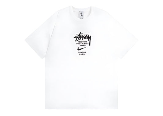 Stusy cozy white T-shirt