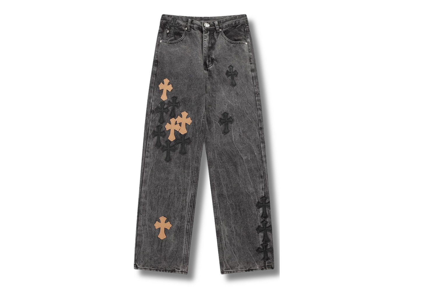 CHR0ME HEARTS JEANS 'COW'