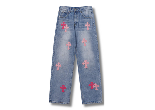 CHR0ME HEARTS JEANS 'redish'
