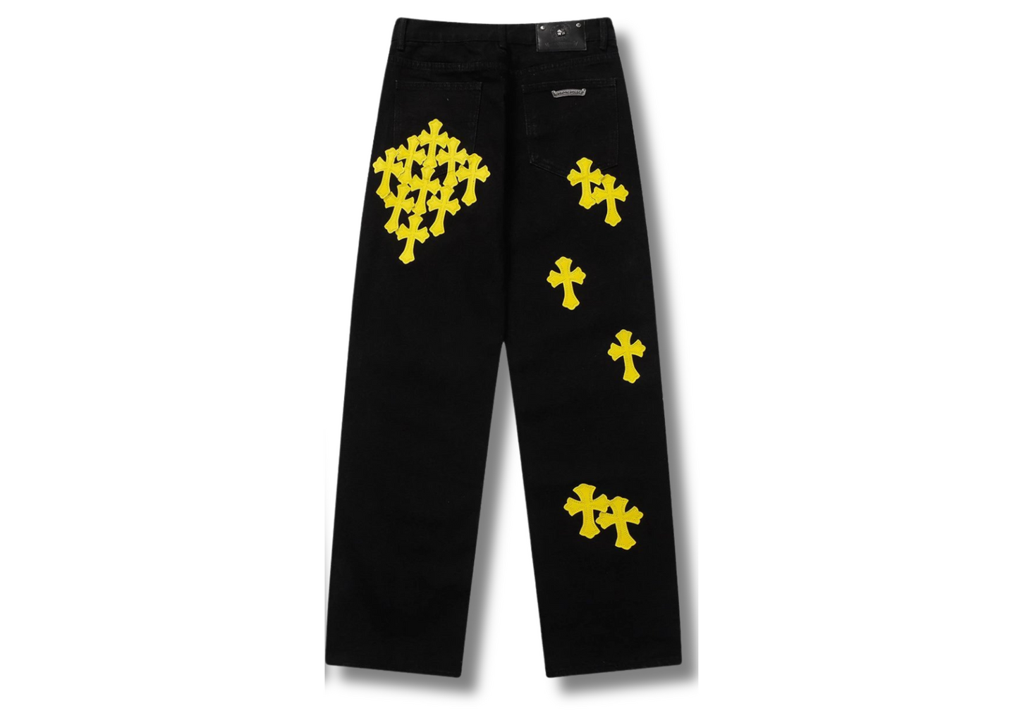CHR0ME HEARTS JEANS 'yellow'