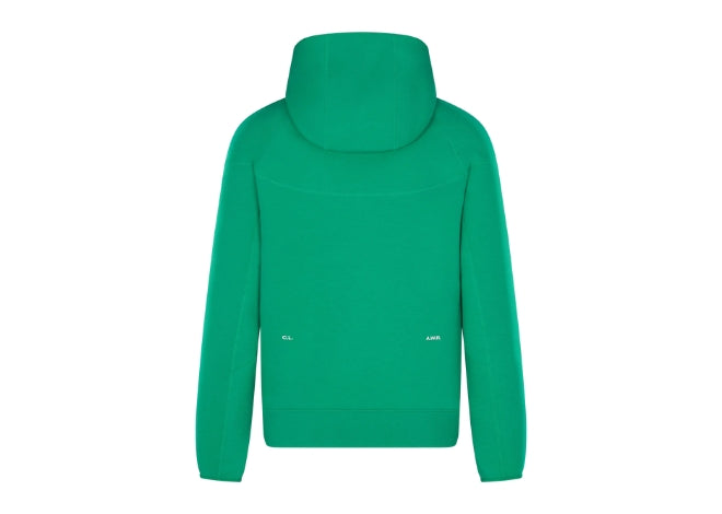 N1ke x N0cta green zip hoodie