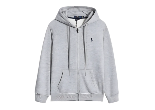 Ralph Laur zip hoodie- grey