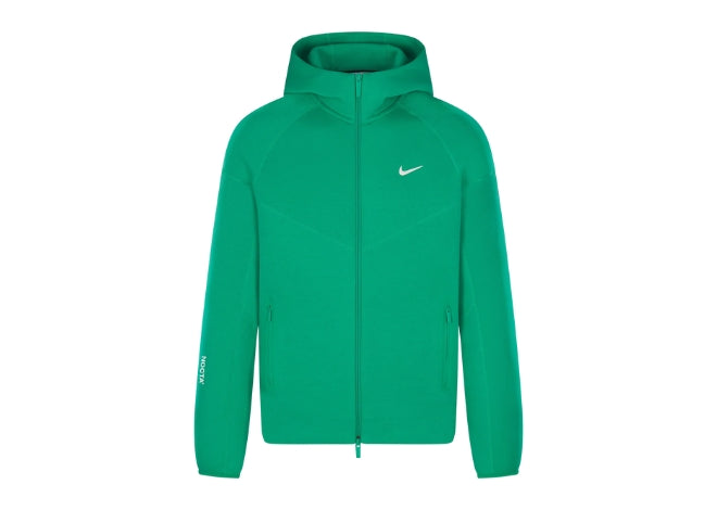 N1ke x N0cta green zip hoodie