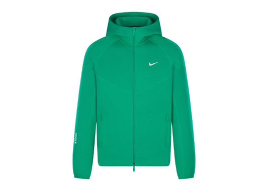 N1ke x N0cta green zip hoodie