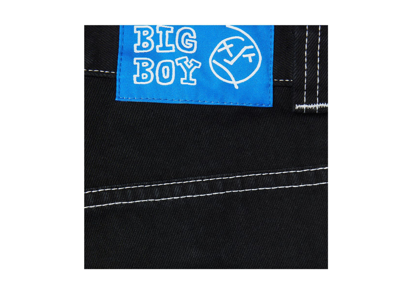 BIG BOY jorts - black white lines